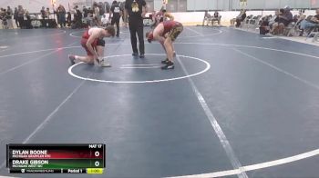 170 lbs Cons. Semi - Drake Gibson, Michigan West WC vs Dylan Boone, Michigan Grappler RTC