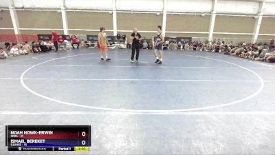 157 lbs Round 3 (8 Team) - Noah Howk-Erwin, Iowa vs Ismael Bereket, Illinois