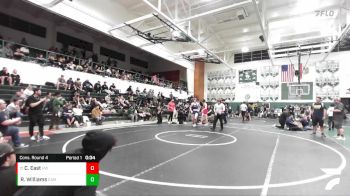 150 lbs Cons. Round 4 - Cutter East, Harvard Westlake vs Ryan Williams, Camarillo