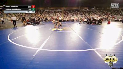 B3A-138 lbs 3rd Place Match - Luke Stinson, Lone Grove vs Jaxon Sheppard, Kingfisher
