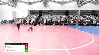 85-I lbs Quarterfinal - Tyler Mann, Mac Arthur vs Jack Mulligan, Shore Thing WC