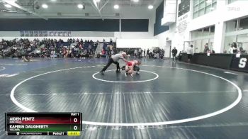 138 lbs Cons. Round 5 - Kamrin Daugherty, Yucaipa vs Aiden Pentz, Oak Hills