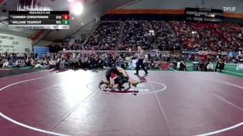 3A 157 lbs 5th Place Match - William Yearout, Potlatch vs Conner Christensen, Clearwater Valley