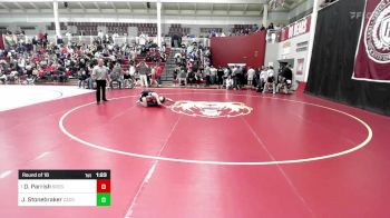 138 lbs Round Of 16 - David Parrish, Strong Rock Christian vs Joshua Stonebraker, Cary Christian School
