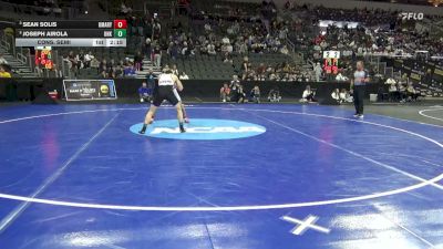 141 lbs Cons. Semi - Joseph Airola, Neb.-Kearney vs Sean Solis, UMary
