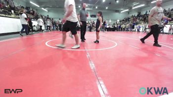 83 lbs Rr Rnd 4 - Kiah Vieira, Muskogee Rougher Youth Wrestling vs Ember Bloxham, Salina Wrestling Club