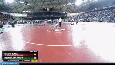 59 lbs Semifinal - Malachi Van Maren, Mat Demon Wrestling Club vs Legend Zuniga, Toppenish USA Wrestling Club