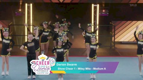 Darien Swarm [2025 Show Cheer 1 - Mitey Mite - Medium A] 2025 Pop Warner National Cheer & Dance Championship