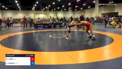 70 kg Consolation - Aj Jaffe, New England Regional Training Center vs Jaron Jensen, Wyoming Wrestling Reg Training Ctr