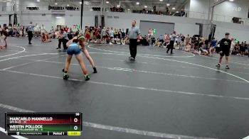 98 lbs Round 4 (8 Team) - Westin Pollock, Faith & Fellowship WC vs Marcarlo Mannello, GPS Blue