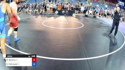 285 lbs Rnd Of 128 - Burak Bowers, WA vs Gabe Rodriguez, CA