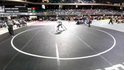 5A 132 lbs Cons. Round 3 - Enrique Uribe, Frisco Centennial vs Shane Ledford, Canyon West Plains