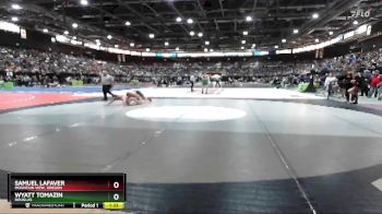 157 lbs Champ. Round 1 - Wyatt Tomazin, Douglas vs Samuel Lafaver, Mountain View, Oregon