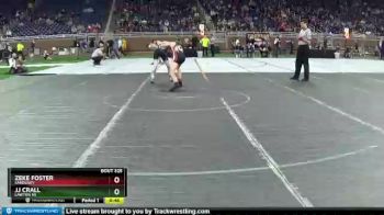 D4-135 lbs Cons. Round 3 - JJ Crall, Lawton HS vs Zeke Foster, Sandusky