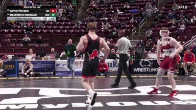 189 lbs First Round - Adam Waters, Faith Christian vs Demitrius Douglas, Lackawanna Trail