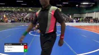 Match - Cole Thomas, Ky vs Dustin Cook, Nc