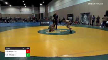 130 lbs Final - Dylan Granger, Simmons Academy Of Wrestling vs Yandro Soto-Rivera, US Territory