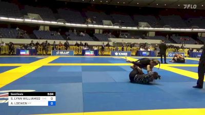 STEPHANIE LYNN WILLIAMSON vs AMANDA LOEWEN 2022 World IBJJF Jiu-Jitsu No-Gi Championship