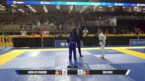 Max Rolik vs Jaxon Jay Ferguson 2025 Pan Kids Jiu-Jitsu IBJJF Championship