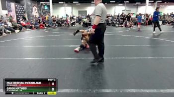 100 lbs Round 1 (4 Team) - Max Berman McFarland, PA Alliance vs Gavin Matheis, FL Scorpions