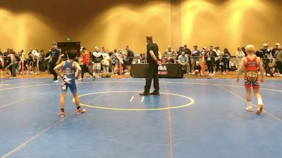 67 lbs Champ. Rd Of 16 - Paxton Mathin, Steller Trained vs Dylan Lee, Savage
