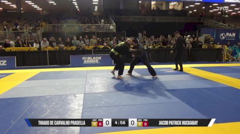 Jacob Patrick Huckabay vs Thiago De Carvalho Pradella 2025 Pan Jiu Jitsu IBJJF Championship