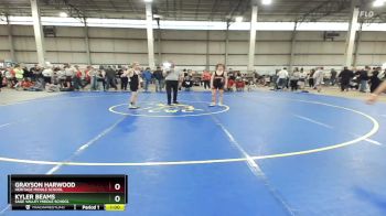 105 lbs Cons. Round 7 - Kyler Beams, Sage Valley Middle School vs Grayson Harwood, Heritage Middle School