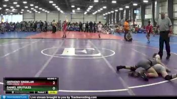 96 lbs Round 4 (6 Team) - Anthony Sindelar, Terps Xtreme vs Daniel Krutules, Minion White