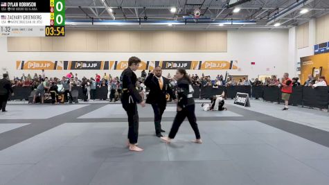 Dylan Robinson vs Zachary Greenberg 2026 PBJJF Pan American Jiu-Jitsu Championships