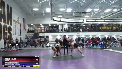 207 lbs Semifinal - Abbie Miles, Albion vs Traeh Haynes, North Central College