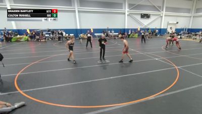 132 lbs Cons. Round 5 - Braiden Bartlett, Unattached vs Colton Russell, Unattached
