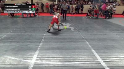90_B lbs Round Of 32 - Teague Smith, Ringgold vs Louden Radtke, Edinboro