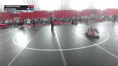 113 lbs Champ. Rd Of 32 - Benjamin Schmid, Jack Pine Savage vs Julian Medina, Sloth Strong Wrestling Club