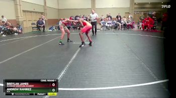 130 lbs Cons. Round 1 - Breylan James, Glasgow Wrestling Academy vs Andrew Ramirez, N/A