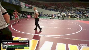 2A/1A-113 3rd Place Match - Dean Smith, Siletz Valley vs Eden Stanton, Willamina