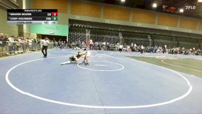 106 lbs Cons. Semi - Cody Holtberg, St. Mary`s vs Braven Moore, Kamehameha
