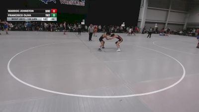 106 lbs Cons. Rd Of 16 - Maddoc Johnston, Spring Hill Wrestling Club vs Francisco Oliva, Tiger Wrestling Club - TPW4