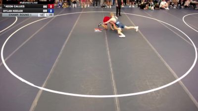 150 lbs Champ. Round 1 - Keon Callies, Guerrilla Wrestling Club vs Dylan Keeler, No Nonsense Wrestling