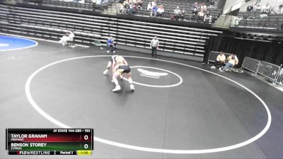 153 lbs Champ. Round 3 - Taylor Graham, Fremont vs Benson Storey, Cyprus