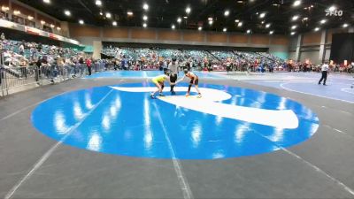 97-102 lbs Round 3 - Addison Carrion, Douglas County Grapplers WC vs Elena Gomez, Buckaroo Wrestling Club