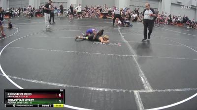 70 lbs Round 5 (8 Team) - Sebastian Hyatt, Pedraza Wrestling vs Kingston Reed, Oklahoma Elite