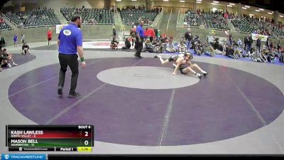 128 lbs Round 3 (4 Team) - Kash Lawless, North Valley vs Mason Bell, Warrenton