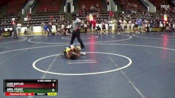 47 lbs Round 1 - Abel Muniz, Calvary Christian vs Jase Bayles, Madison