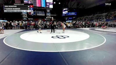 106 lbs Champ. Rd Of 64 - Eisa Scrapper, CA vs Karson Wuebker, IA