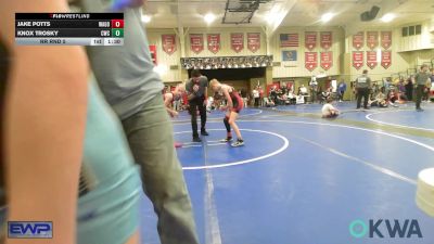 76 lbs Rr Rnd 5 - Jake Potts, Wagoner Takedown Club vs Knox Trosky, Claremore Wrestling Club