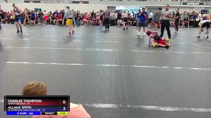 45 lbs Round 2 - Charlee Thompson, Quest For Gold vs Allana Smith, FL ...