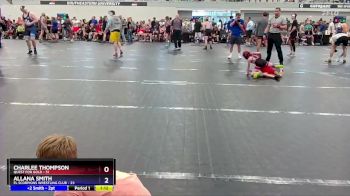 45 lbs Round 2 - Charlee Thompson, Quest For Gold vs Allana Smith, FL Scorpions Wrestling Club