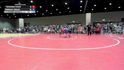 126 lbs Champ. Round 2 - Mohamed Farah, TX vs Zebediah Tibbles, OK