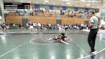 157 lbs Cons. Semi - Caden Gorishek, Corona Del Sol vs Vaughn Strobel, Casteel