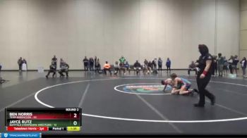 109 lbs Round 2 (6 Team) - Ben Norris, Team Barracuda vs Jayce Rutz, Bufffalo Stampeders Wrestling